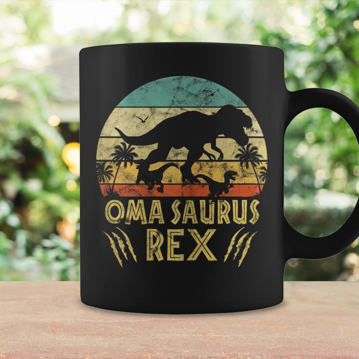 Women'sintage Omasaurus Grandma Cool Retro Grandma Dinosaur Tassen Geschenkideen