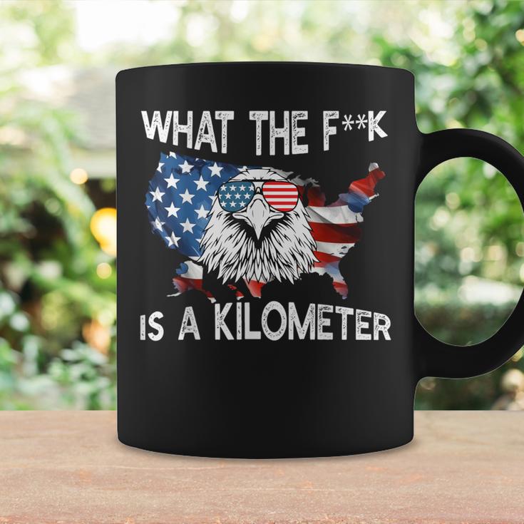 Wtf What The Is A Kilometer George Washington 4Th Of July Tassen Geschenkideen