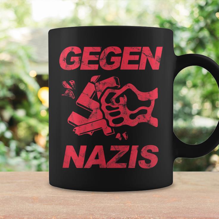 Zeichen Setzen Gegen Rechts Gegen Nazisintage Tassen Geschenkideen