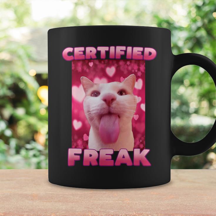 Zertifiziertes Freak Cat Meme Tassen Geschenkideen