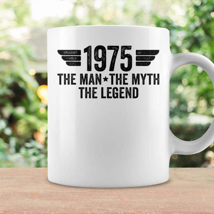 1975 The Man The Myth The Legend Taza de café Ideas de regalos