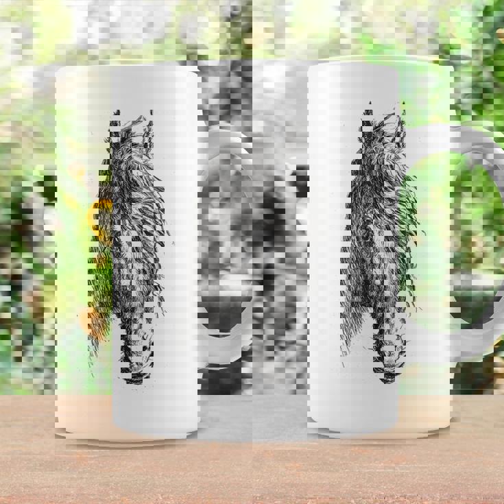 Amantes Del Caballointage Equitación Amantes Taza de café Ideas de regalos