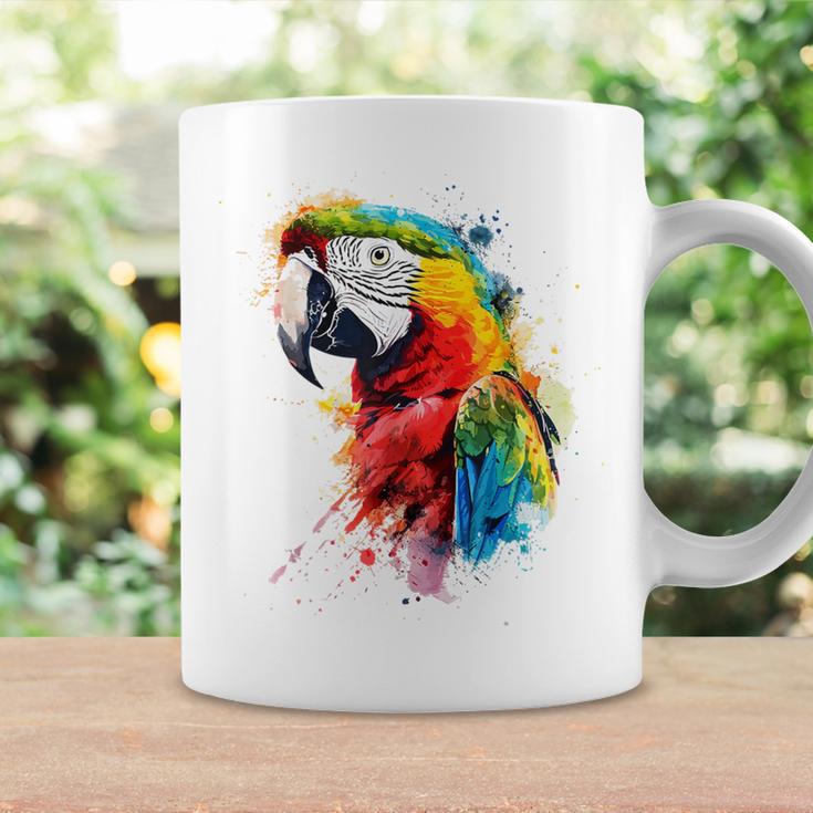 Colourful Parrot Watercolor Tassen Geschenkideen