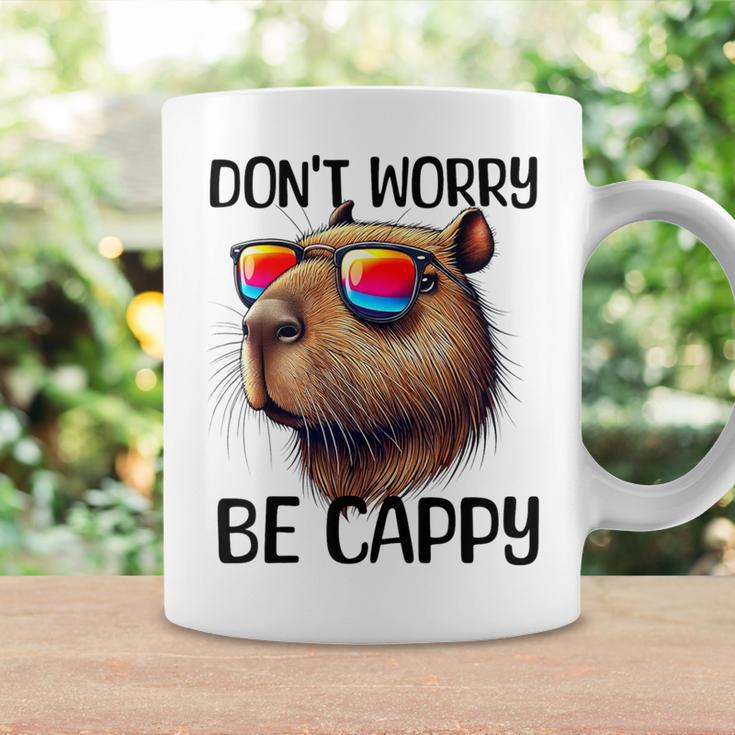 Don't Worry Be Cappy Capybara Water Pig Tassen Geschenkideen