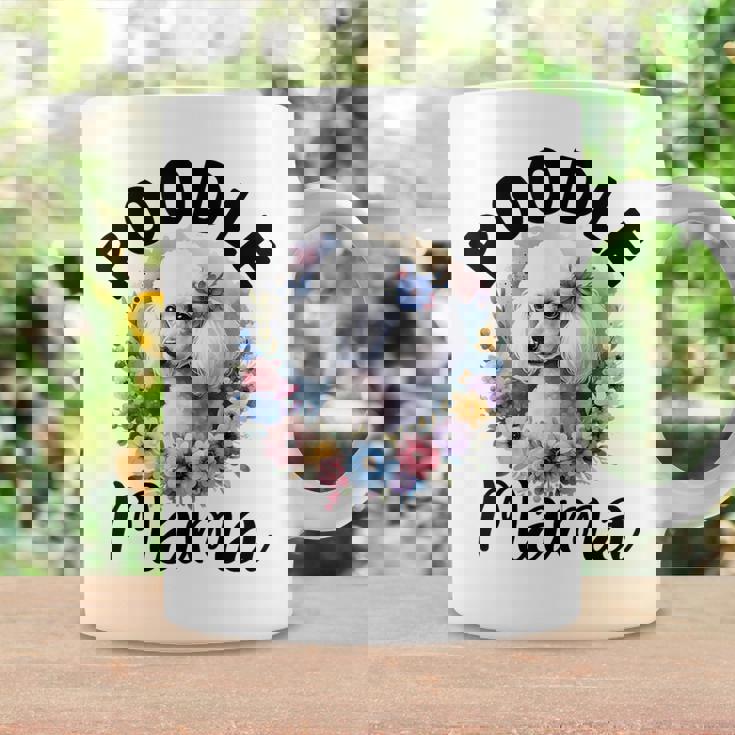 Floral Poodle Mom Dog Lovers Cute Mama Puppy Mother's Day Coffee Mug Gifts ideas