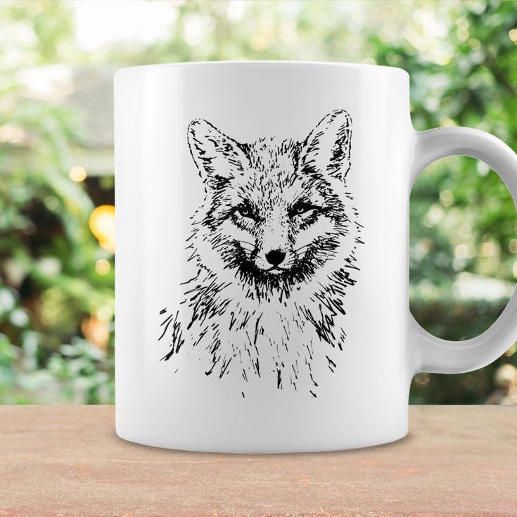 Fox Lovers Fox Motif Animals Gray Tassen Geschenkideen