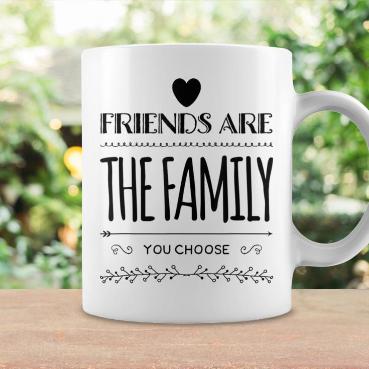 Friends Are The Family You Choose Amazing Heart Gray Tassen Geschenkideen