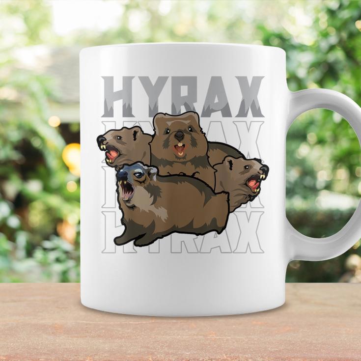 Rock Hyrax Meme Dassie Cute Animal Lover Gray Tassen Geschenkideen