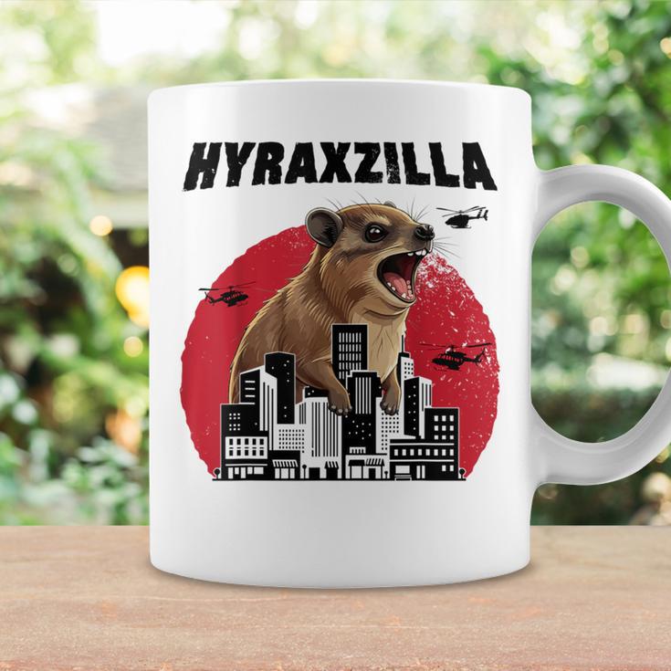 Hyraxzilla Rock Hyrax Lover Awawa Angry Marmot Gray Tassen Geschenkideen