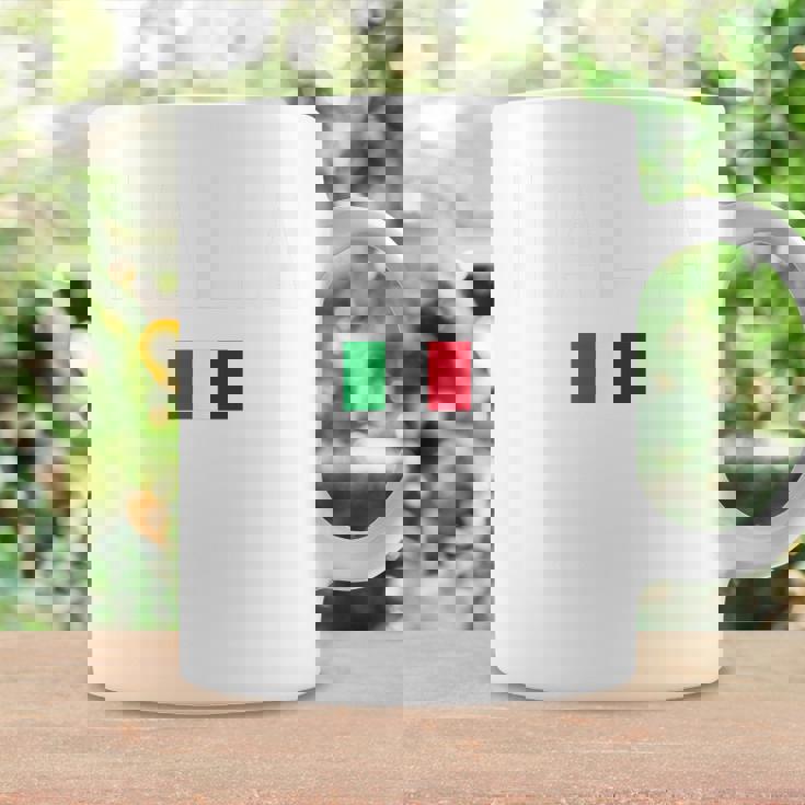 Italia Bandera Hombres Es Niños Italia Taza de café Ideas de regalos