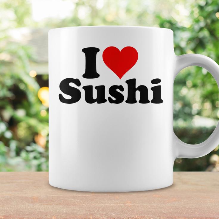 Japanese Food I Love Heart Sushi Tassen Geschenkideen