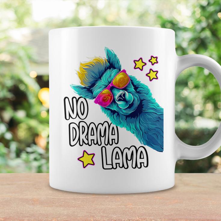 Lama No Drama With Sunglasses Cool Saying Alpaca Tassen Geschenkideen