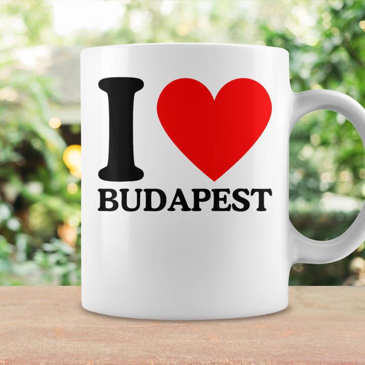 With I Love Budapest Motif Tassen Geschenkideen