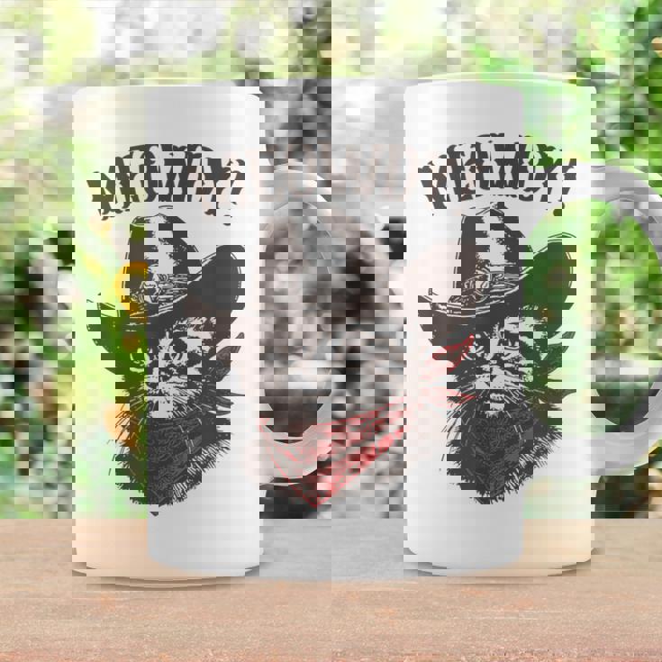 Meowdy Cat Cowboy Cat Country Western Cat Coffee Mug Gifts ideas