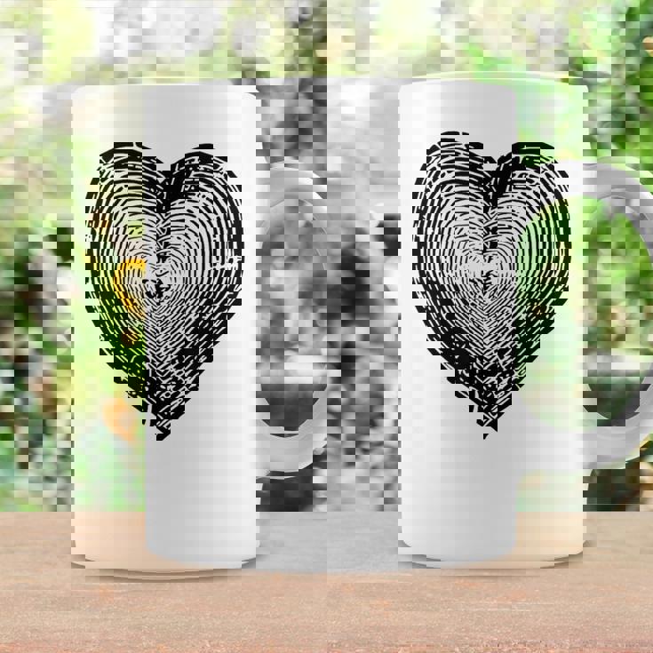 Outdoor Nature Lover Tree Ring Heart Earth Day Graphic Print Coffee Mug Gifts ideas