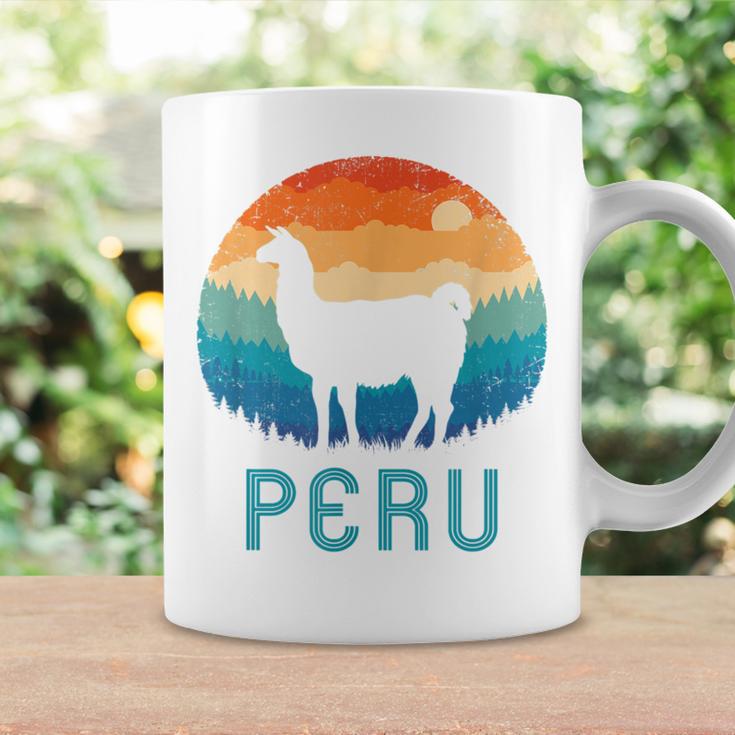 Peru Retro Llamaintage Machu Picchu Alpaca South American Tassen Geschenkideen