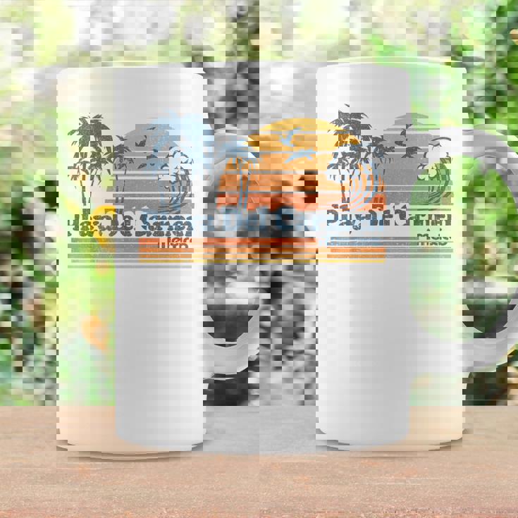 Playa Del Carmen Mexico Beach Summer Vacation Vintage Retro Coffee Mug Gifts ideas