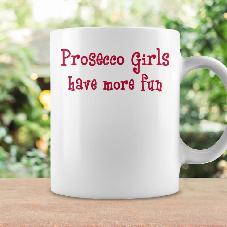 Prosecco Girls Have More Fun Italian Sparkling Wine Pink Tassen Geschenkideen