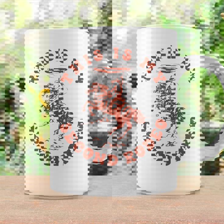 This Is My Second Rodeo Cowboy Retro Coffee Mug Gifts ideas