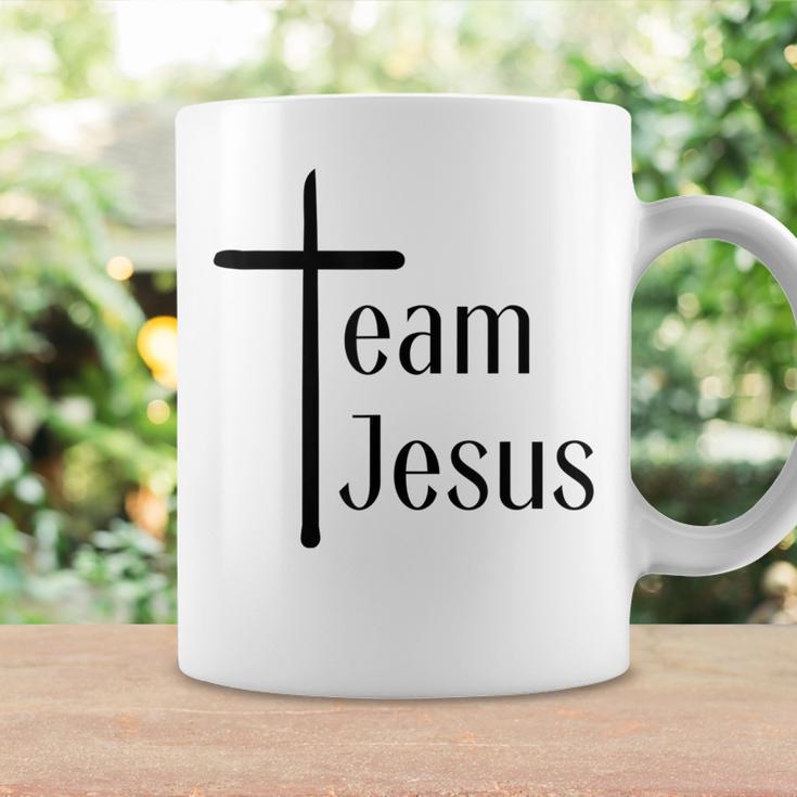 Team Jesus I Jesus Christ Redeemer Christianity Tassen Geschenkideen