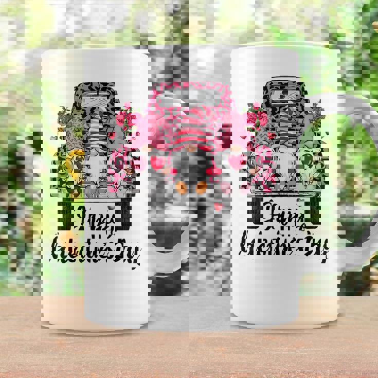 Three Gnomes And Leopard Truck Happy Valentine's Day Coffee Mug Gifts ideas