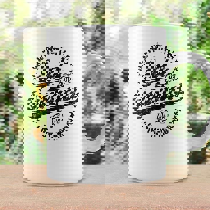 I Have Two Titles Dad & Grandpaw Fathers Day Grandpaw Coffee Mug Gifts ideas