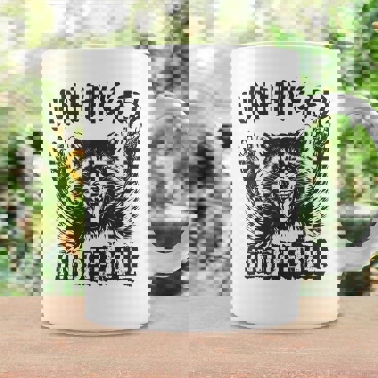 Unhinged And Feral Raccoon Girl Toddler Boy Humor Coffee Mug Gifts ideas