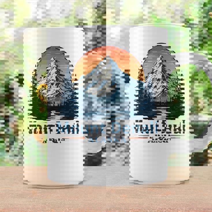 Vintage Mt Denali National Park Alaska Mountain Souvenir Coffee Mug Gifts ideas