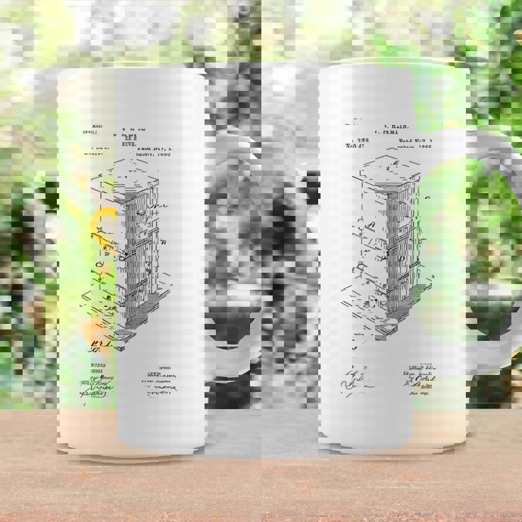 Vintage Patent Print 1885 Bee Hive Beekeeper Coffee Mug Gifts ideas