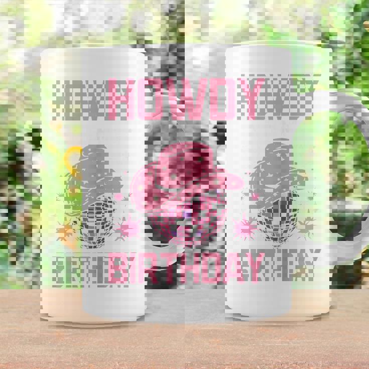 Western Howdy Its My Birthday Disco Cowgirl Coffee Mug Gifts ideas