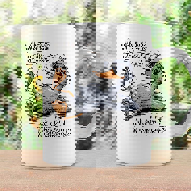 MissDaisy Funny Duck Coffee Mug - 11oz Ceramic Sarcastic Humor Cup Gift For Coworkers & Friends