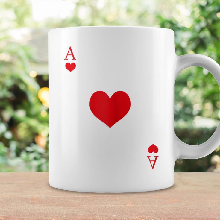 Women's Heart Ass Costume Playing Card Game Poker Skat Carnival Tassen Geschenkideen