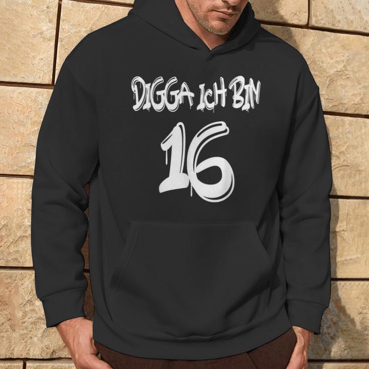 16Th Birthday Idea Digga I'm 16 Kapuzenpullover Lebensstil