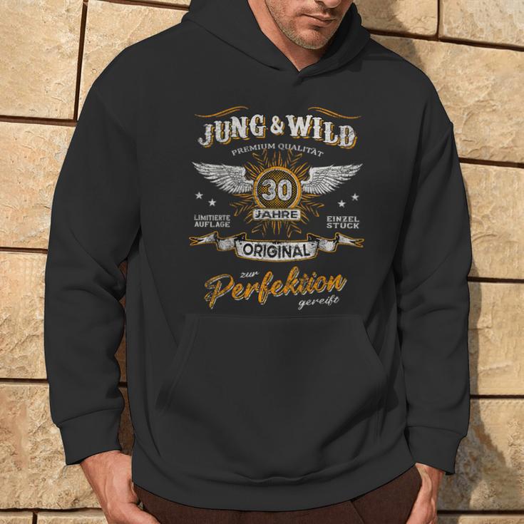 30 Years Jung & Wild To Perfection Matured 30Th Birthday Kapuzenpullover Lebensstil