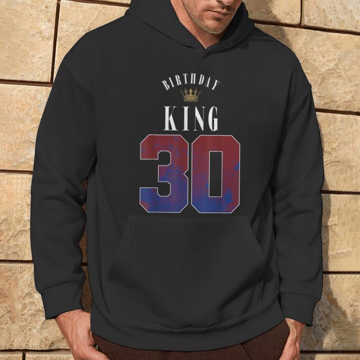 30Th Birthday King Crown 30 Years Bday For Men Kapuzenpullover Lebensstil