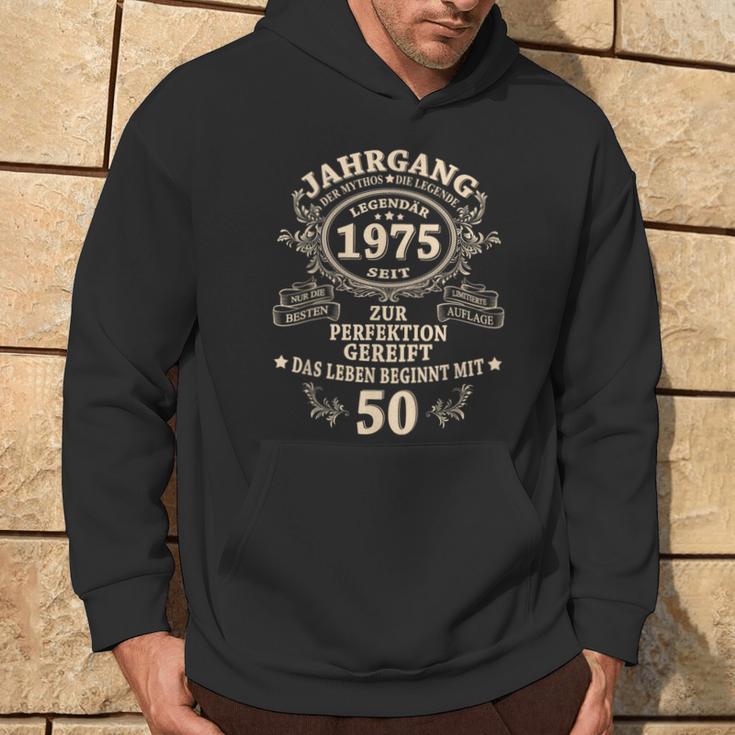 50Th Birthday Man Myth Legendintage 1975 Kapuzenpullover Lebensstil