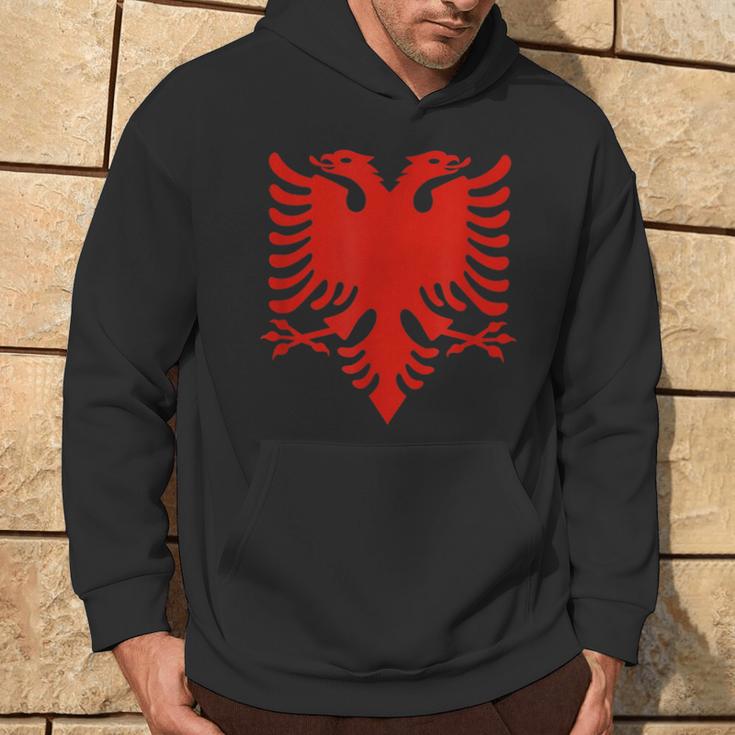 Albanian Flag Albania Eagle Shqip Shqiponja Albania Kapuzenpullover Lebensstil