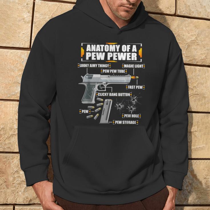 Anatomy Of A Pew Pewer Pistol 9 Mm Sports Shooting Kapuzenpullover Lebensstil