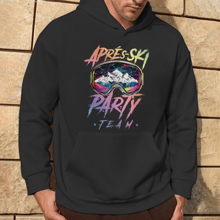 Apres Ski Party Team 2025 Colourful Kapuzenpullover Lebensstil