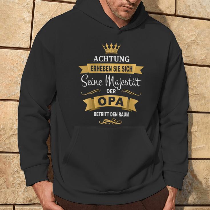 Best Grandpa Birthday King Majesty Crown Kapuzenpullover Lebensstil