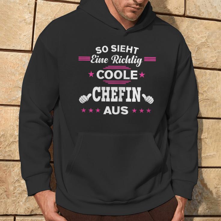 Beste Chefin So Sieht Eine Richtig Coole Chefin German Kapuzenpullover Lebensstil