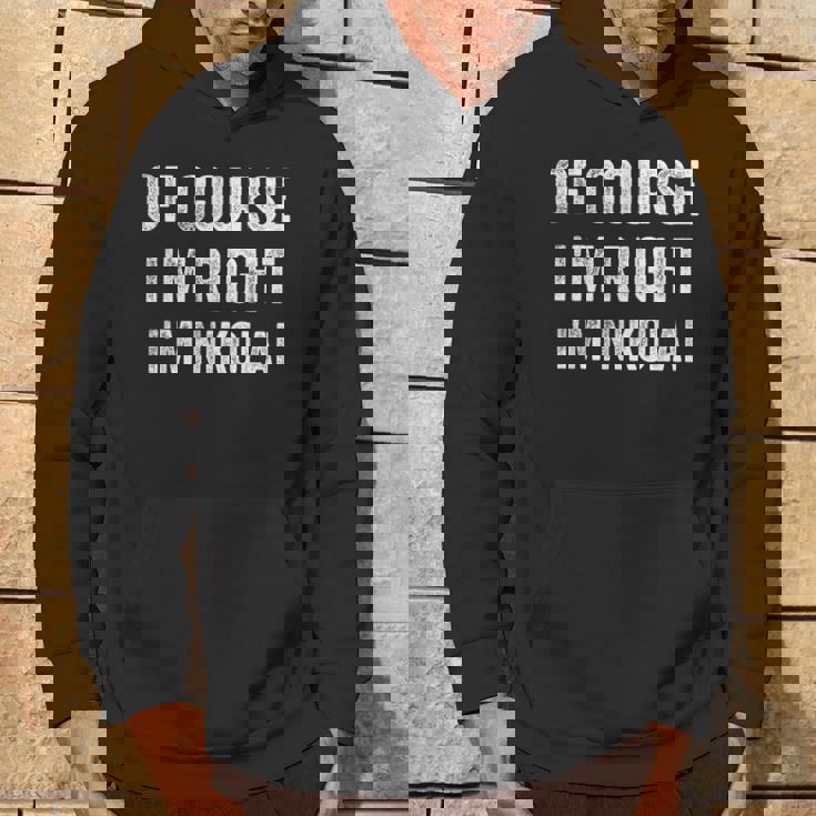 Bien Sûr Je Suis Droit Je Suis Nikolai Sweat à capuche Lifestyle