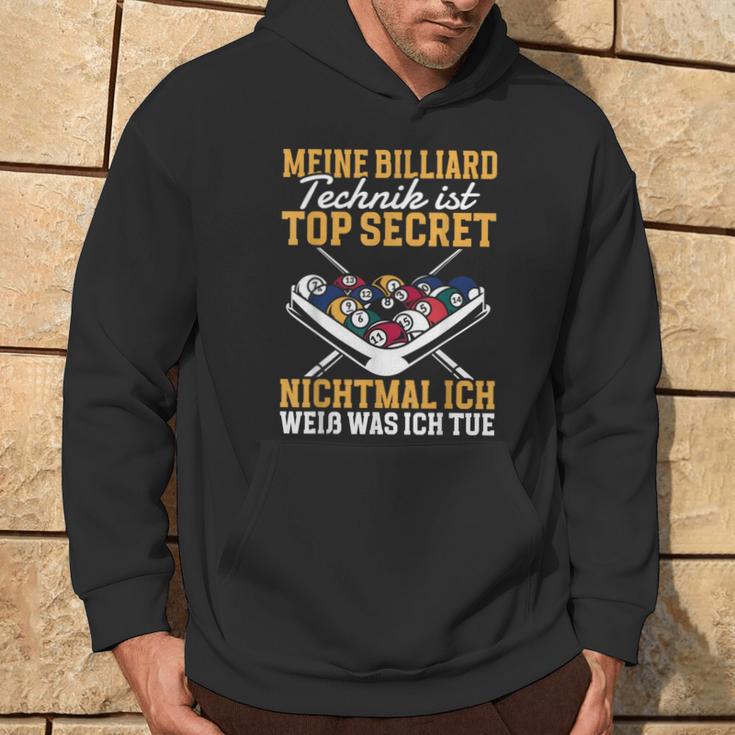 Billiard Technique Is Top Secret Kapuzenpullover Lebensstil