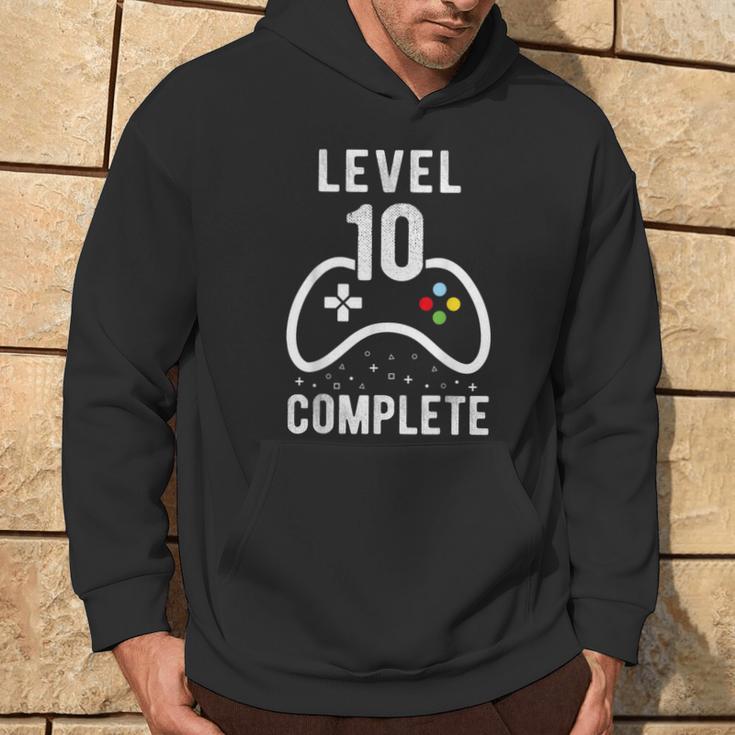 Birthday Boy 10 Years Gamer Level 10 Complete Kapuzenpullover Lebensstil