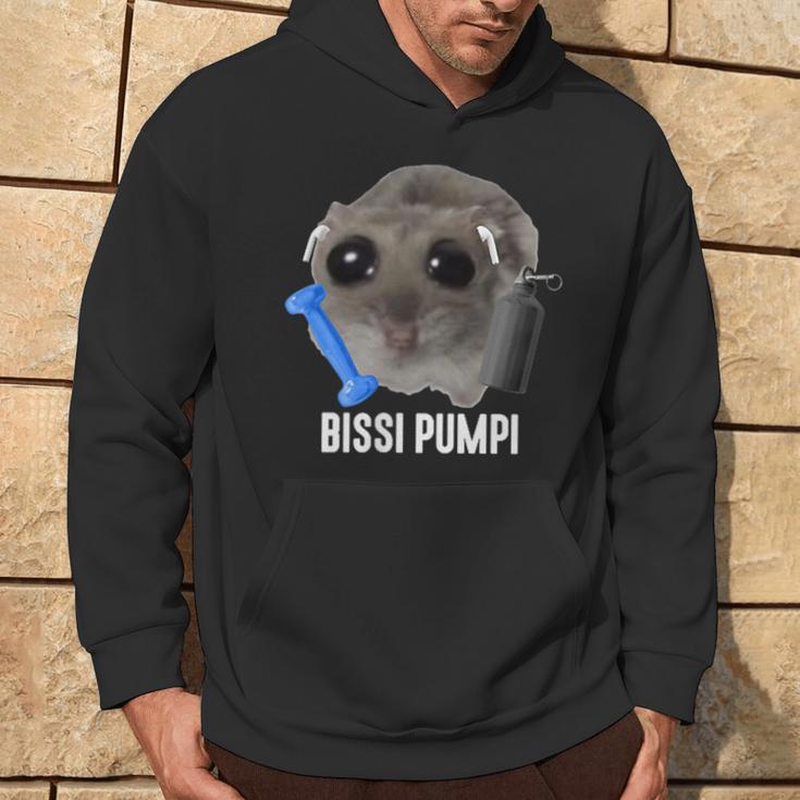 Bissi Pumpi X Sad Hamster Meme Fitness Gym Sports Training Kapuzenpullover Lebensstil