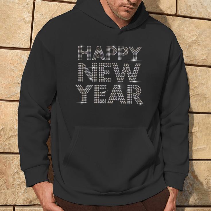 Bling Happy New Year New Year's Eve Kapuzenpullover Lebensstil