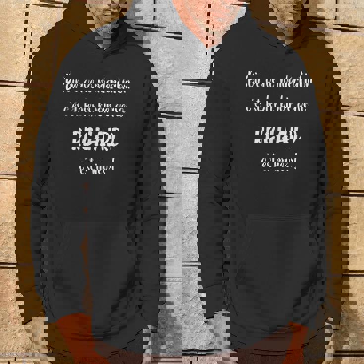 Boire Avec Modération C'est Bien Avec Richard C'est Mieux Sweat à capuche Lifestyle