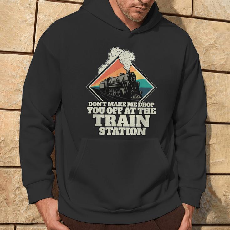 Bring Him Zum Bahnhof Train Yellowstone Kapuzenpullover Lebensstil