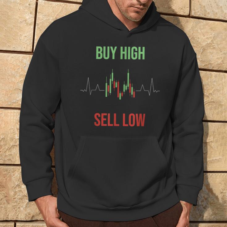 Buy High Sell Low Trading Kapuzenpullover Lebensstil