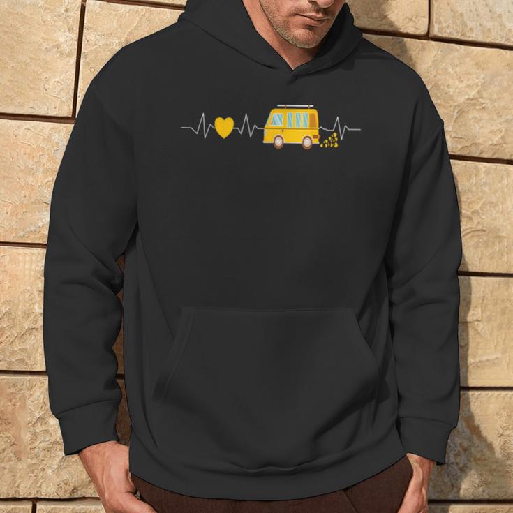 Campingan Boxenwagen Heartbeat Ecg Camper Kapuzenpullover Lebensstil